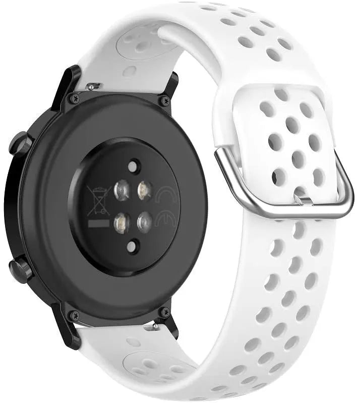 Correa silicona respirable Fossil Gen 4 Explorist HR (blanco)