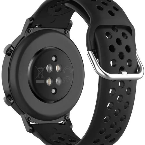 Correa silicona respirable Fossil Gen 4 Explorist HR (negro)
