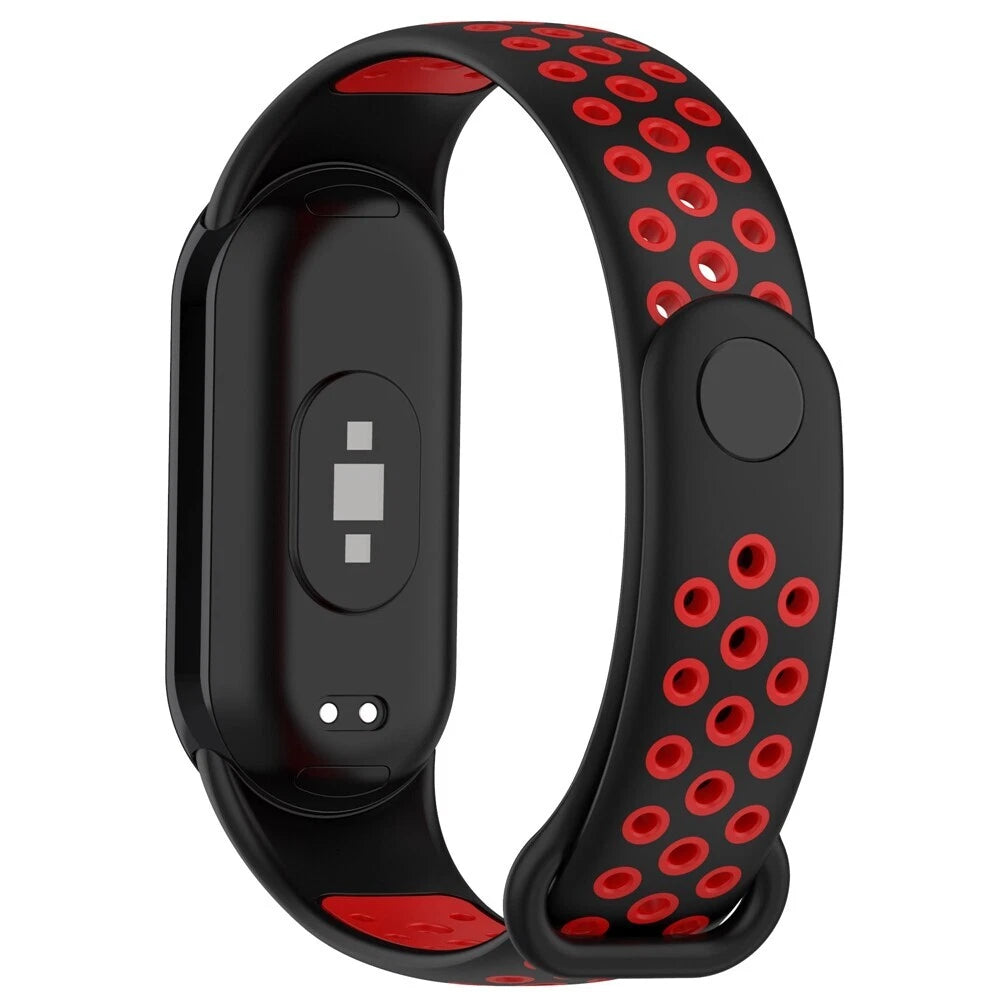 Correa deportiva Xiaomi Smart Band 8 (negro/rojo)