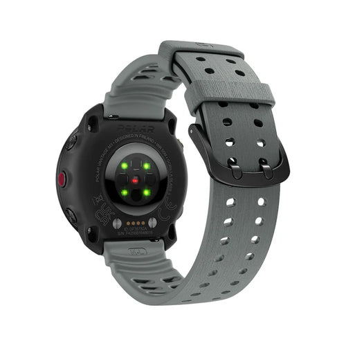 Polar Grit X2 Pro Silicone Grain Strap (Dark Grey)