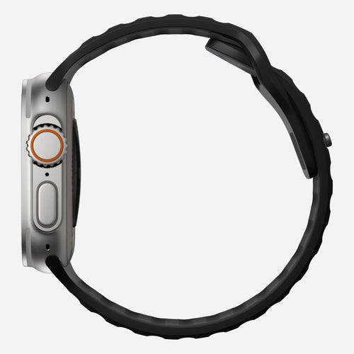 Nomad Correa silicona deportiva Apple Watch (negro)