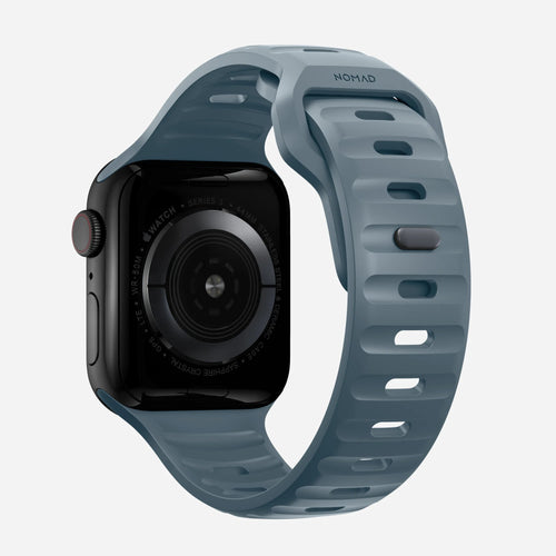 Nomad Correa silicona deportiva Apple Watch (azul naval)