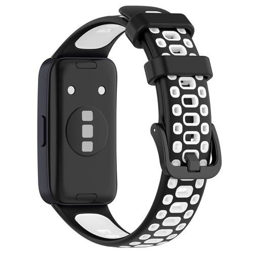 Correa deportiva Huawei Band 10 (negro/blanco)