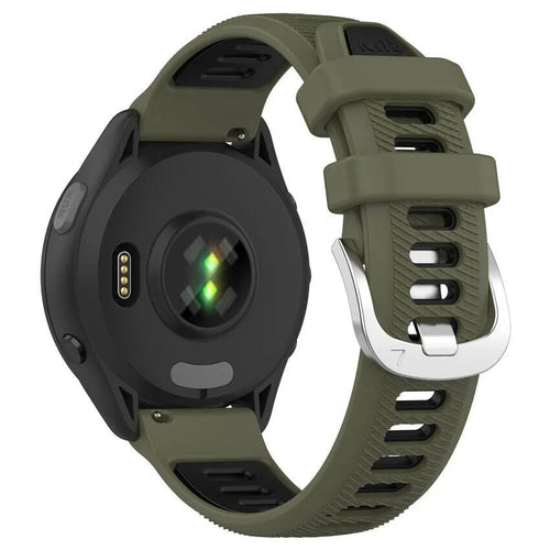 Correa deportiva con hebilla Coros Apex 4 - 42mm (verde oliva/negro)