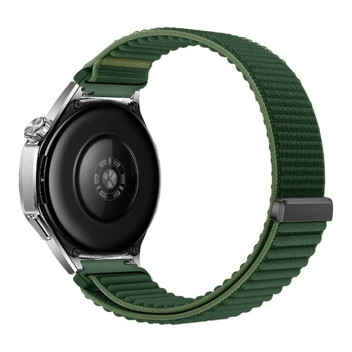 Correa nylon Wave Huawei Watch GT 6 46mm (verde oscuro)