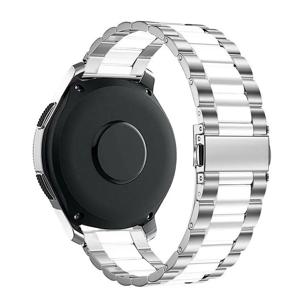 Correa acero Amazfit GTR Mini (plateado/blanco)