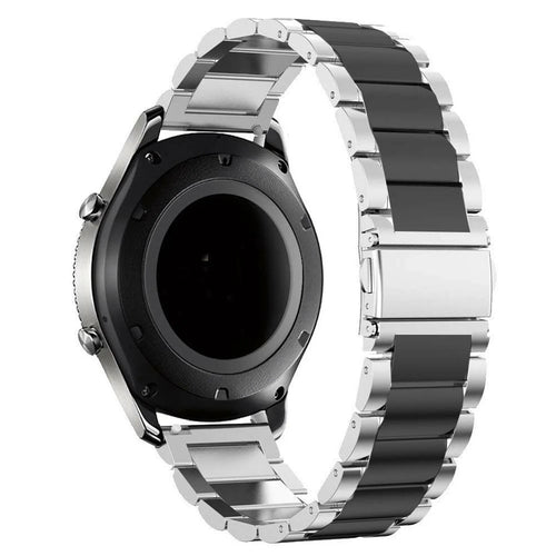 Correa acero Amazfit Bip 6 (plata/negro)