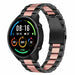 Correa de acero Xiaomi Mi Watch (negro/rosa)