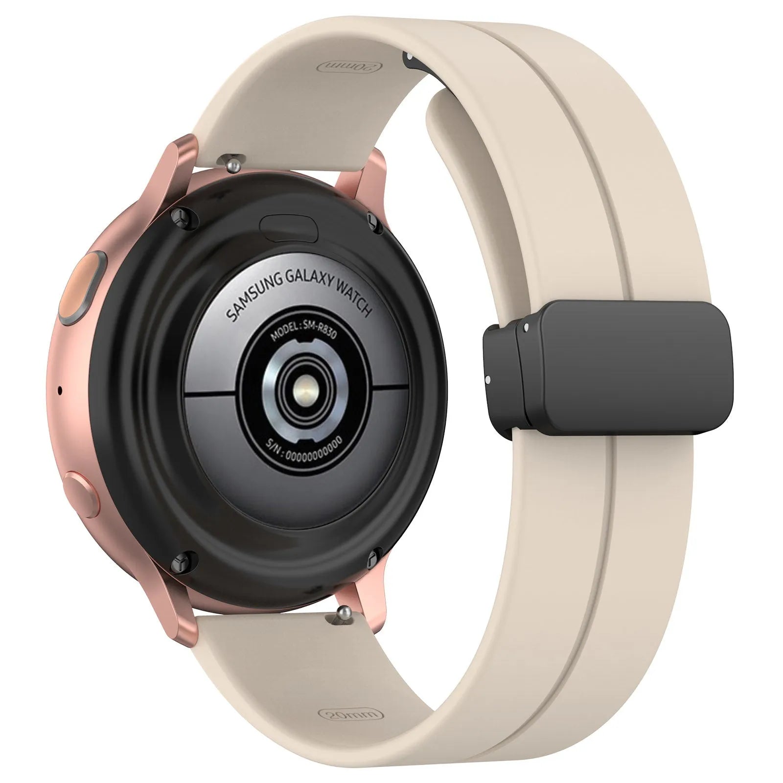 Amazfit Bip U (Pro) D-Buckle Silicone Strap (Starlight)