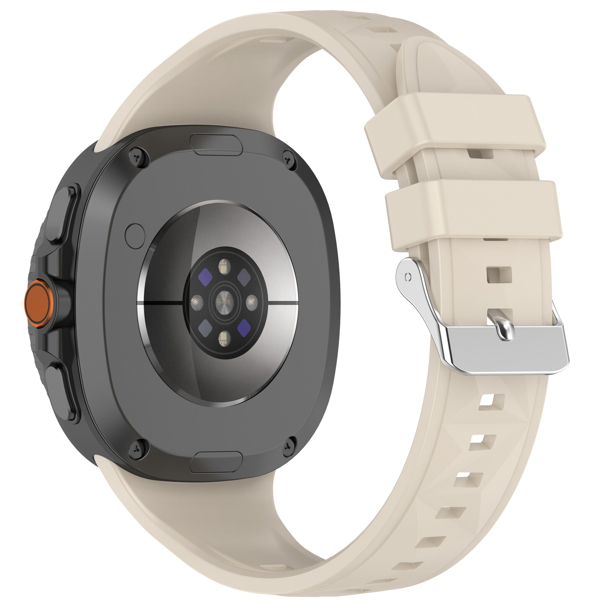Correa silicona Diamante Samsung Galaxy Watch 8 Classic (blanco estrella)