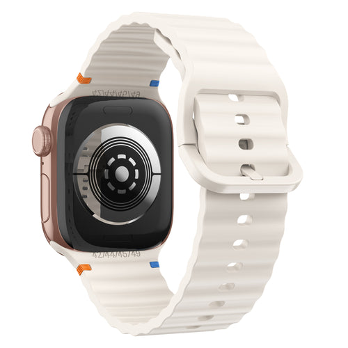 Correa ondulada Apple Watch Ultra (blanco estrella)