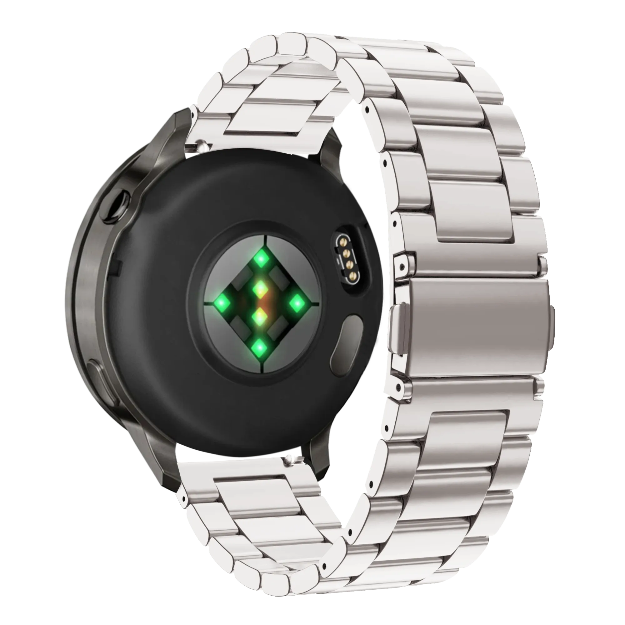 Bandz Garmin Forerunner 70 Steel Strap 'Classic' (Starlight)