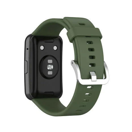 Correa silicona Huawei Watch Fit SE (verde oscuro)