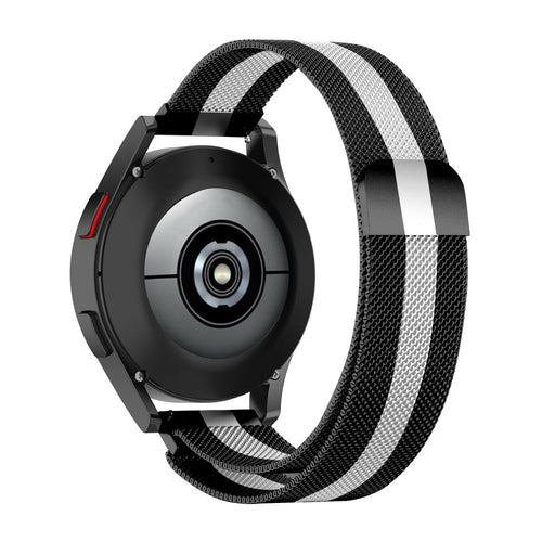 Samsung Gear S3 Milanese Strap (Black/White)