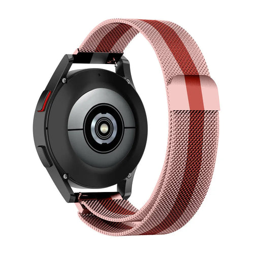 Correa milanesa Amazfit Bip 3 (Pro) (rosa/rojo)