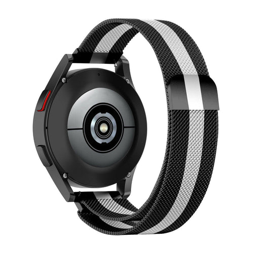 Correa milanesa Huawei Watch GT 5 - 46mm (negro/blanco)