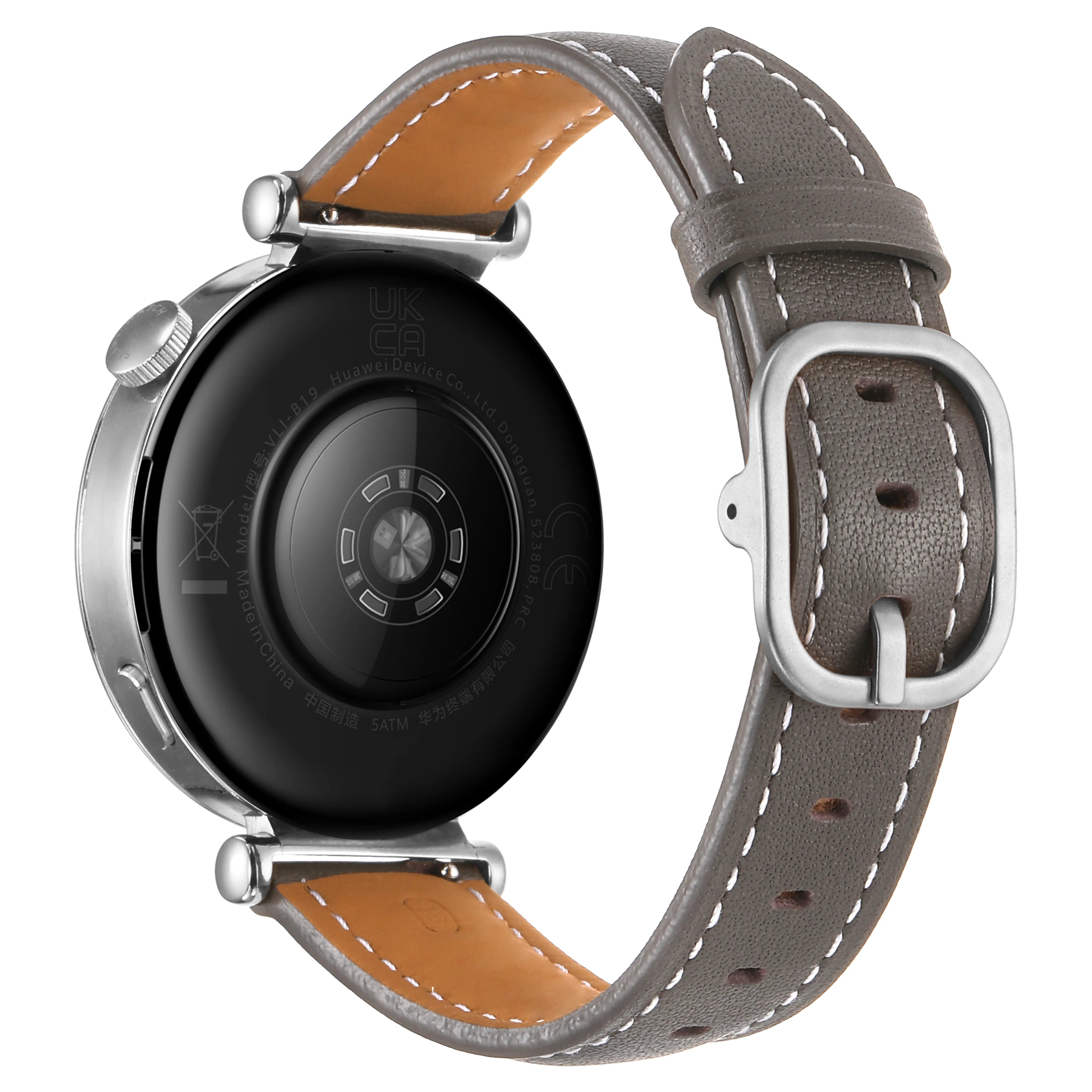 Huawei Watch GT 4 - 41mm Square Leather Strap (Taupe)