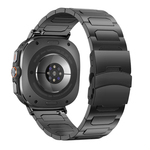 Bandz Samsung Galaxy Watch Ultra Titanium Strap 'Deluxe' (Black)