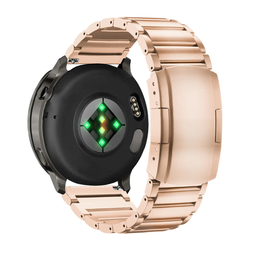 Bandz Garmin Venu 2s Titanium Link Strap (Rose Gold)