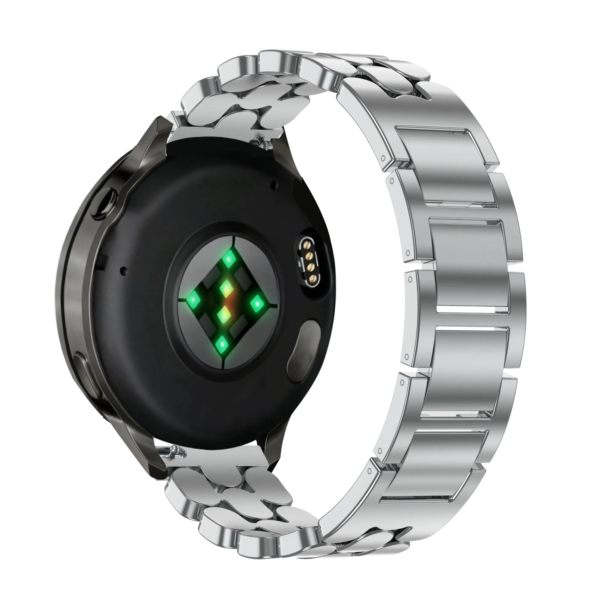 Bandz Correa acero 'Oval' Garmin Vivomove 3s (plata)