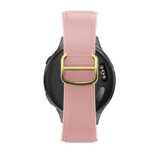 Bandz Amazfit Cheetah 2 Pro Leather Strap 'D-Type' (Pink)