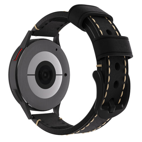 Huawei Watch 5 - 42mm Genuine Leather Strap (Black)