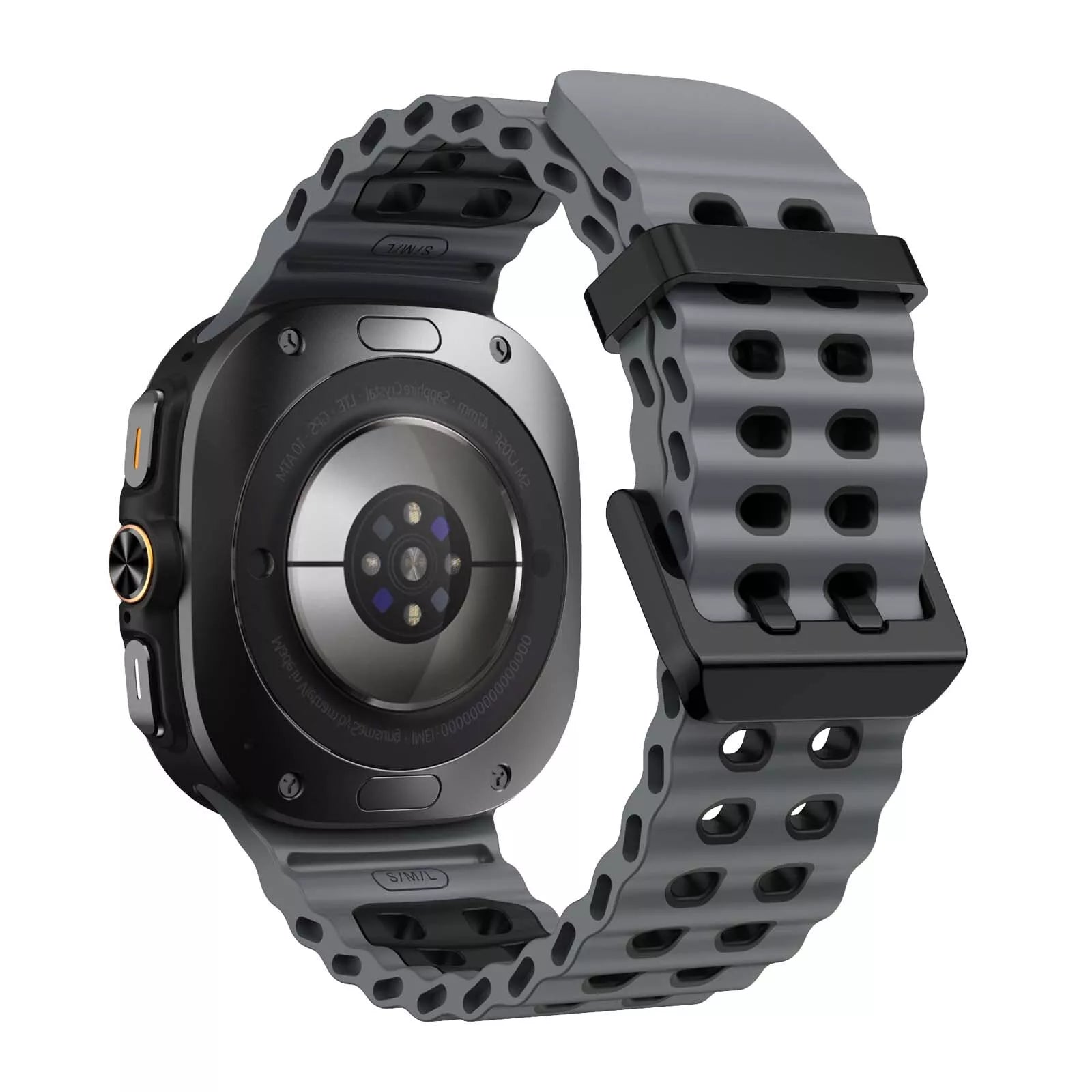 Correa de silicona wave Samsung Galaxy Watch Ultra (gris/negra)