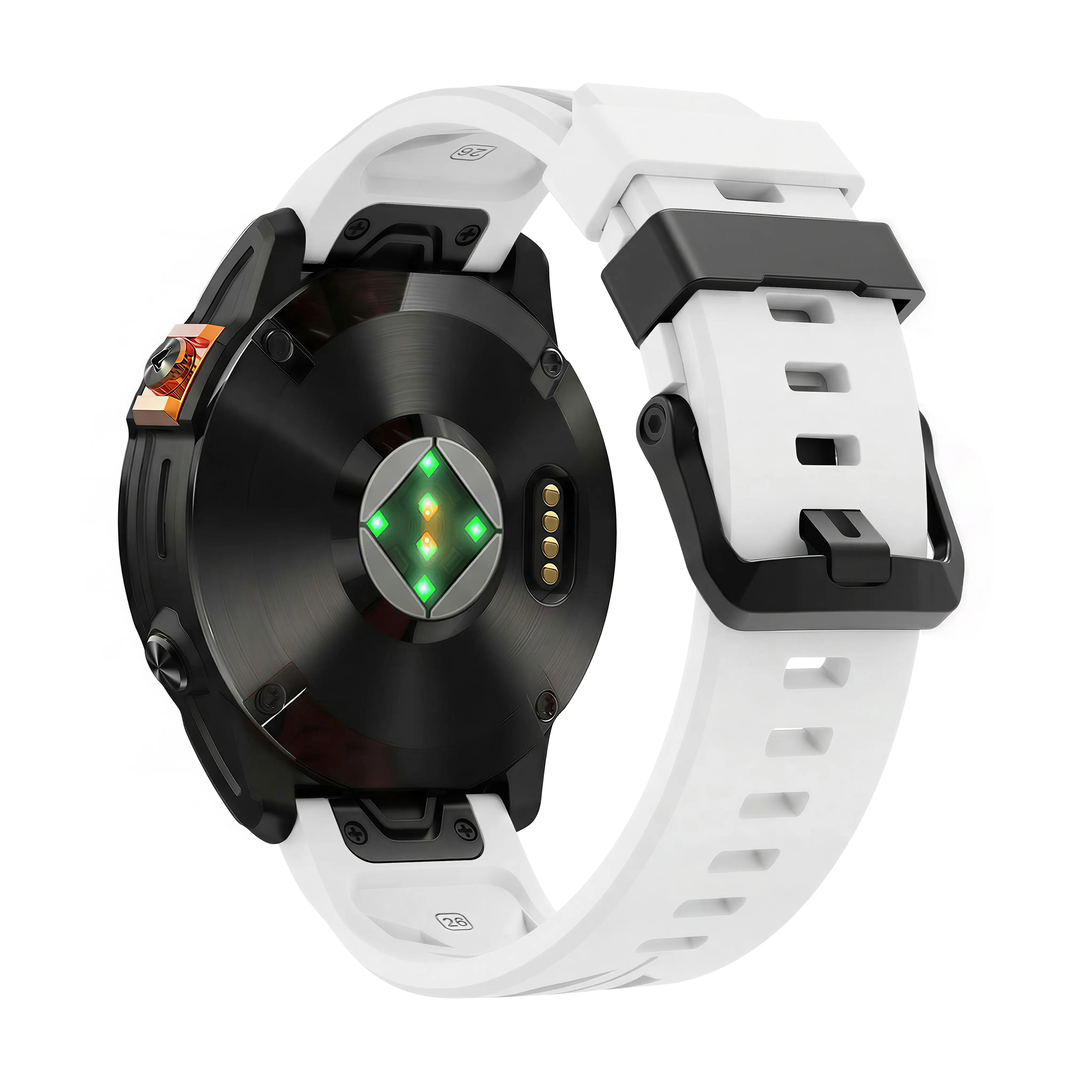 Garmin Instinct E - 45mm Race Silicone Strap (White)