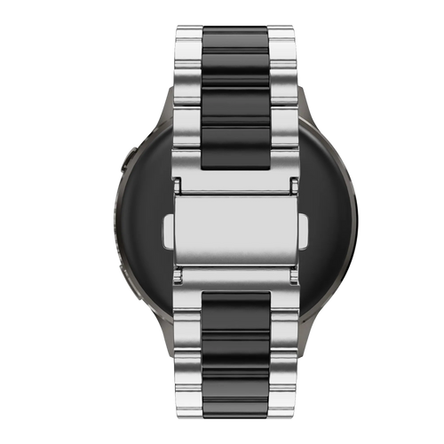 Bandz Correa acero 'Classic' Garmin Forerunner 70 (plata/negro)