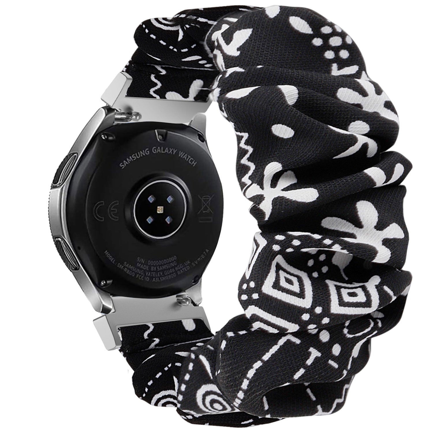 Correa Scrunchie Samsung Galaxy Watch 4 Classic 46mm (mezcla negro)