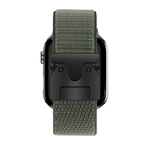 Bandz Correa nylon 'Classic' con hebilla-P Apple Watch Ultra (verde militar)