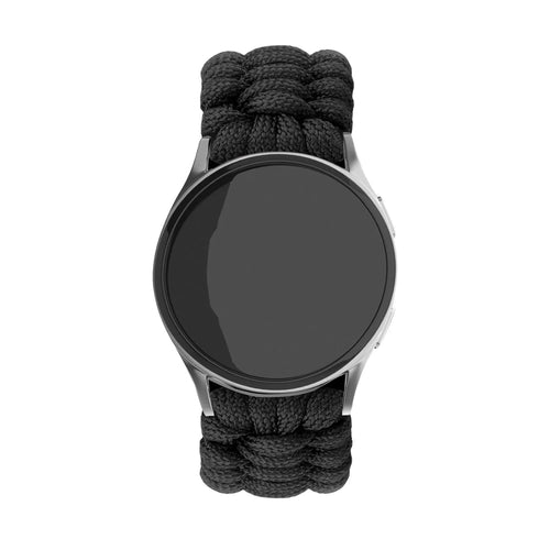 Correa nylon cuerda Honor Watch GS Pro (negro)