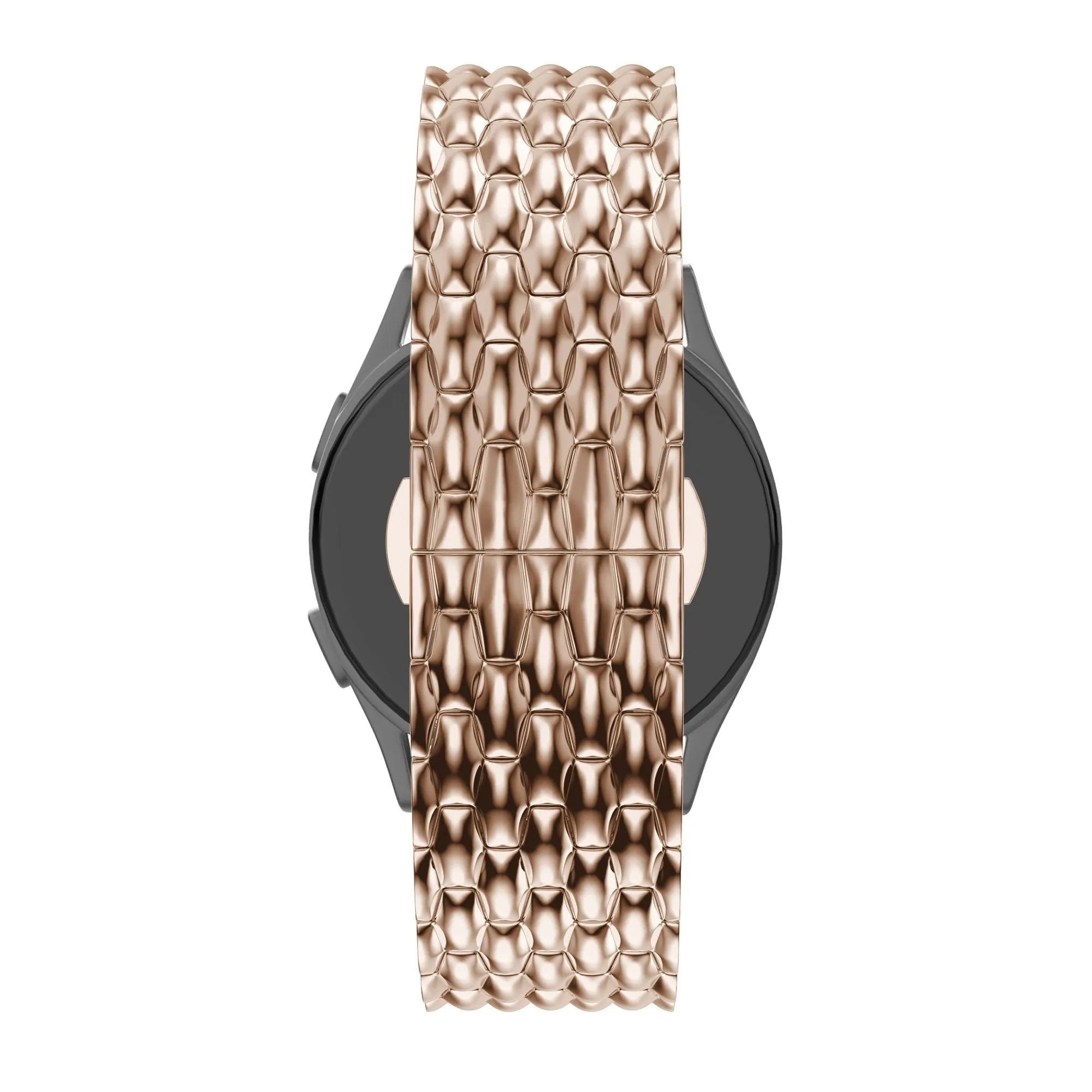 Bandz Correa acero 'Dragon' Coros Apex 2 (rosado/dorado)