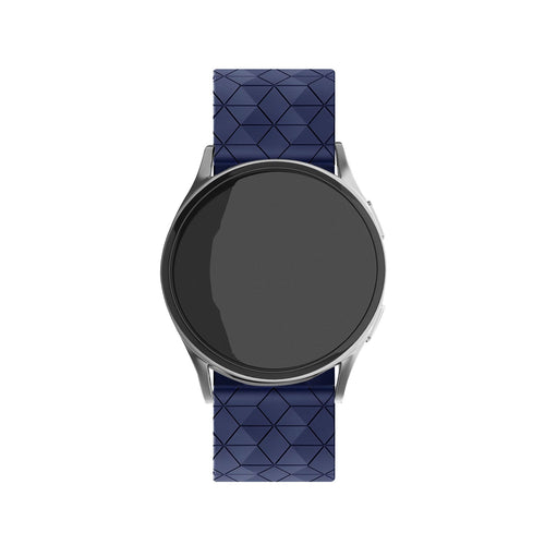 Correa silicona 'Hexa' Amazfit GTR 4 (azul oscuro)
