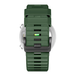 Bandz Correa silicona con hebilla Garmin Instinct 3 - 50mm (verde oscuro)
