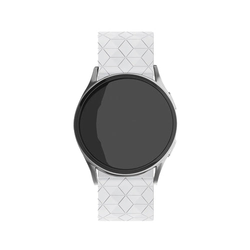 Gard Pro Health Smartwatch 3 - 48mm Silicone Strap Hexagons (White)