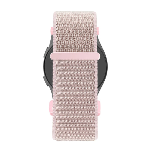 Bandz Oozoo Smartwatch 20mm Nylon Loop Strap (Rose Gold)