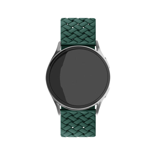 Withings ScanWatch 2 - 42mm Braided Silicone Strap (Dark Green)