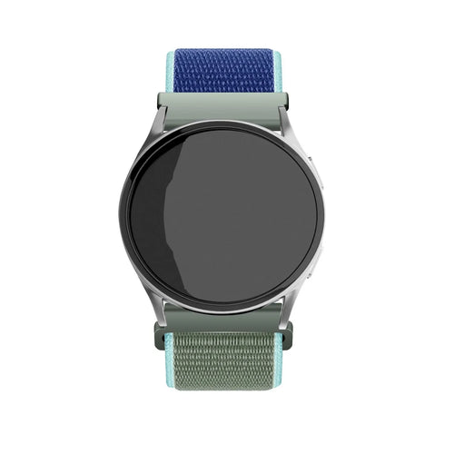 Nylon Strap, khaki, on a watch, direct front view