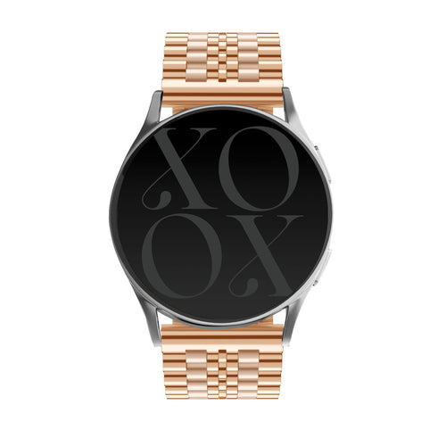 xoxo Wildhearts Samsung Galaxy Watch 46mm Steel Strap (Rose Gold)
