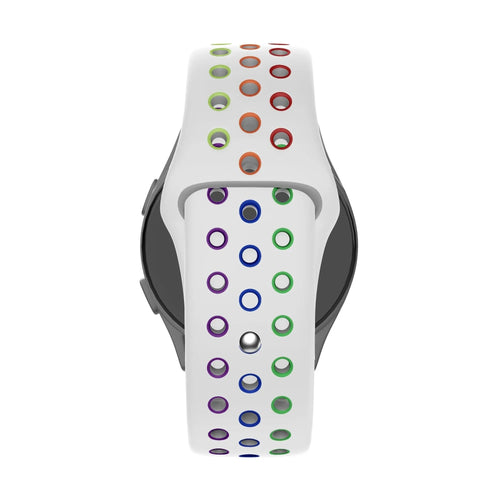 Bandz Coros Apex 42mm Sport Strap 'Deluxe' (White/Colourful)