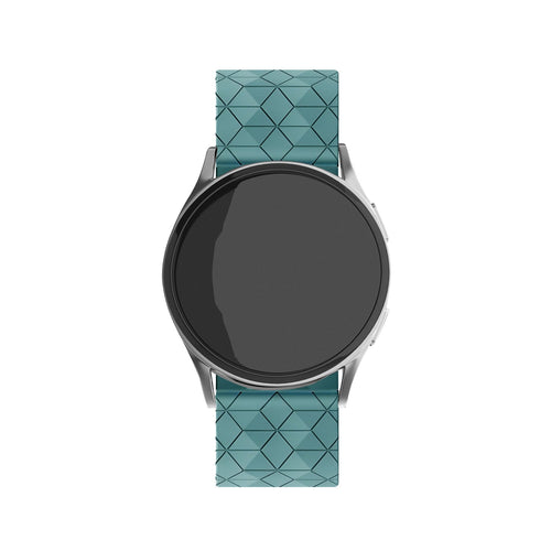 Correa silicona 'Hexa' Withings Steel HR Sport (azul-verde)