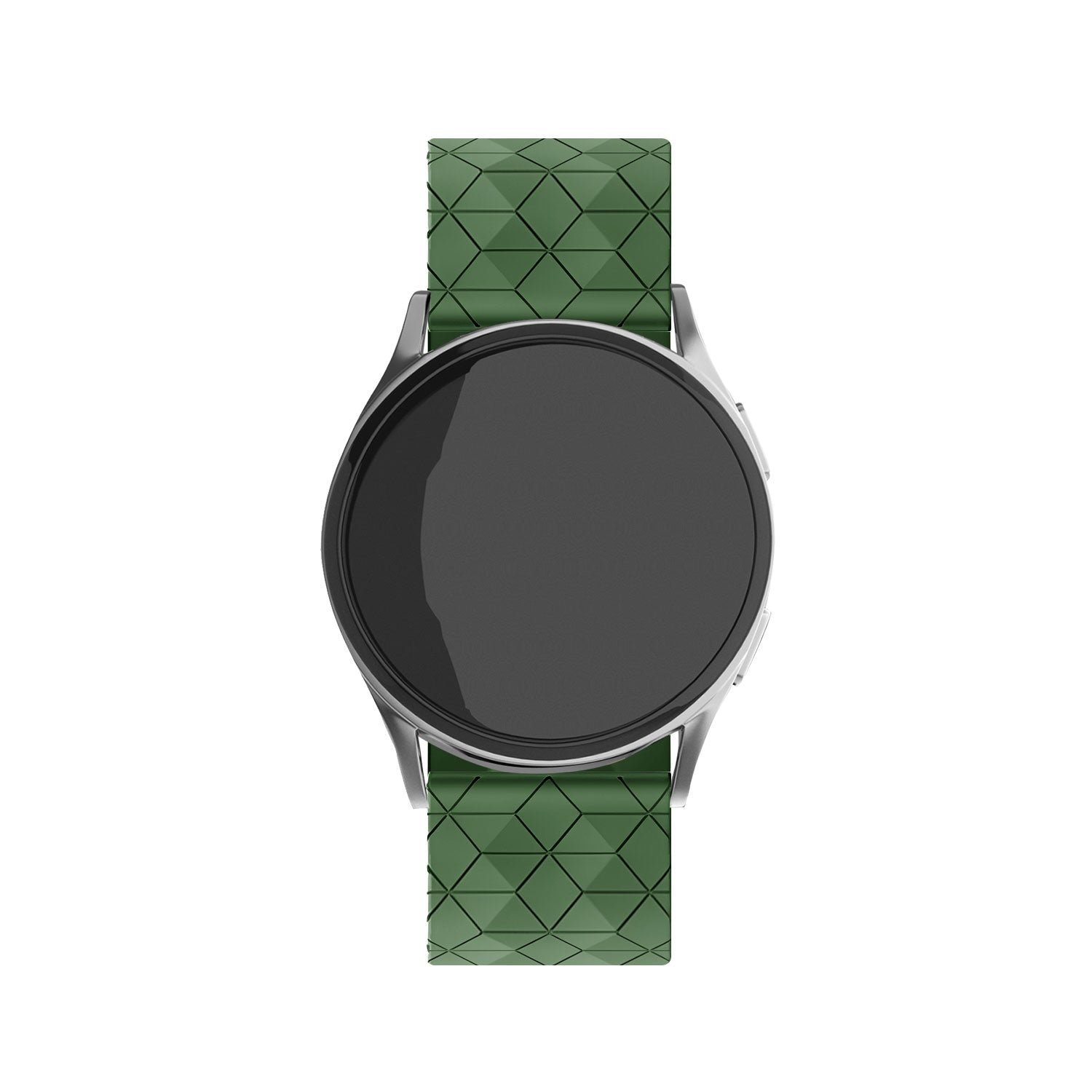 Correa silicona 'Hexa' Amazfit Bip 3 (Pro) (verde militar)