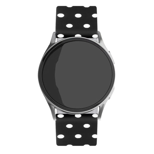 Print Silicone Strap, on a watch, direct front view