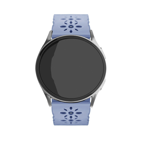 Correa de silicona con relieve Amazfit Bip U (Pro) (gris lavanda)