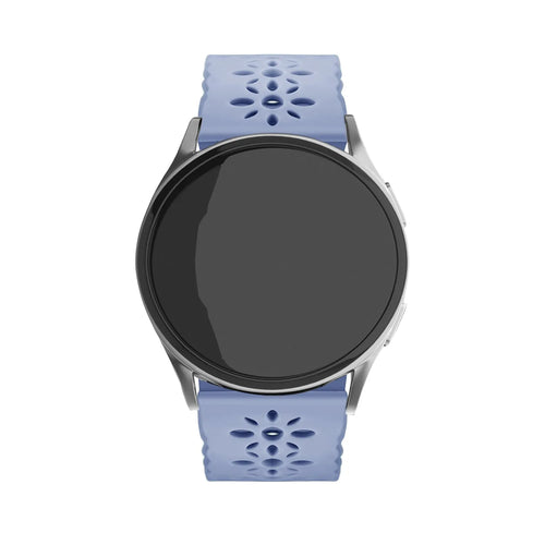 Amazfit Bip U (Pro) Patterned Silicone Strap (Lavender Grey)