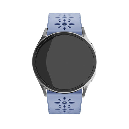Coros Apex 42mm Patterned Silicone Strap (Lavender Grey)