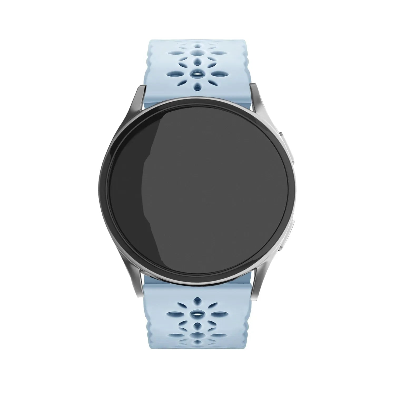 Coros Apex 2 Patterned Silicone Strap (Mist Blue)