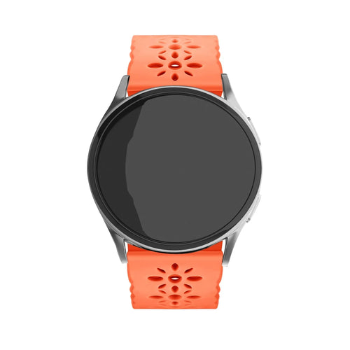 Correa de silicona con relieve Amazfit Bip 3 (Pro) (naranja)