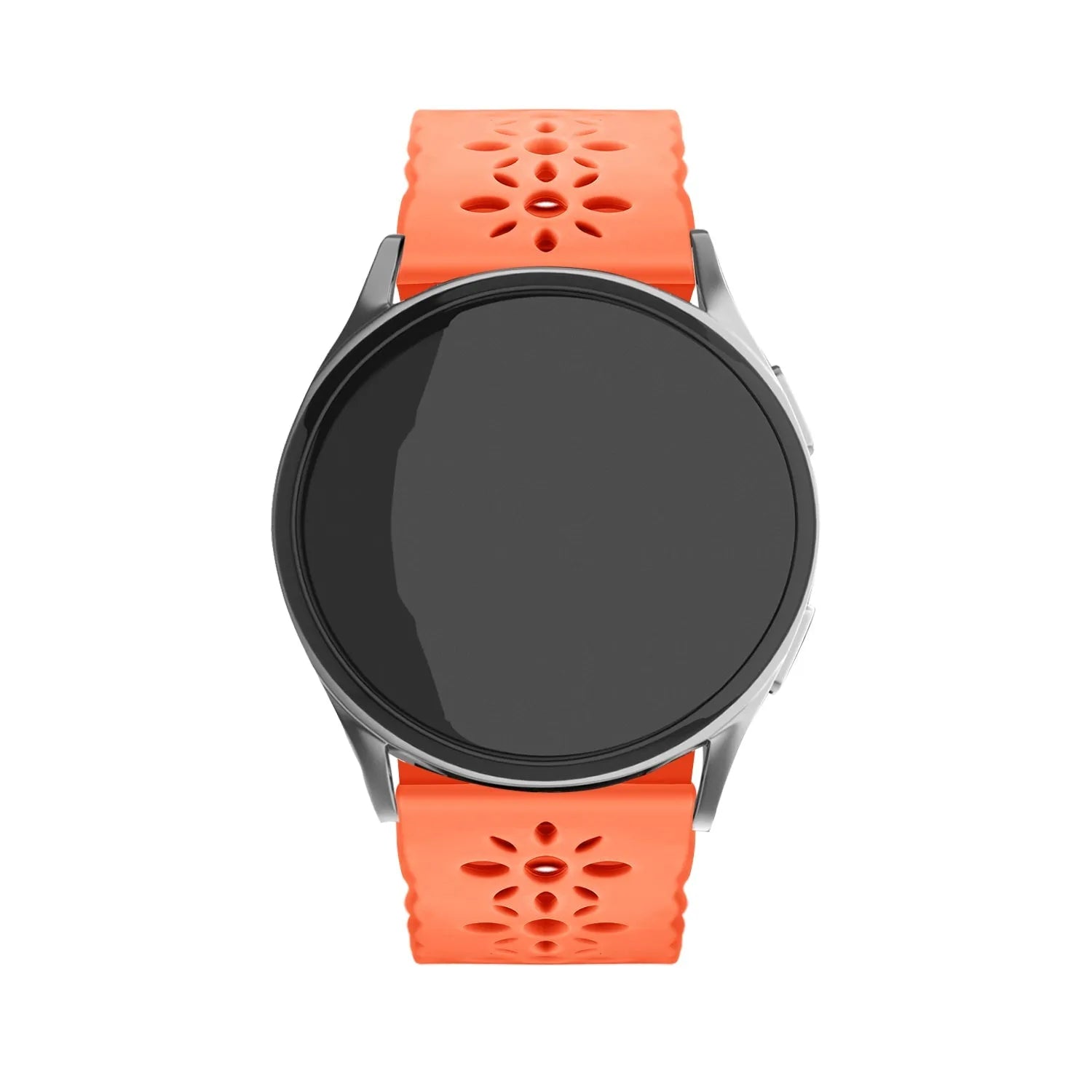 Correa de silicona con relieve Amazfit GTS 4 (naranja)